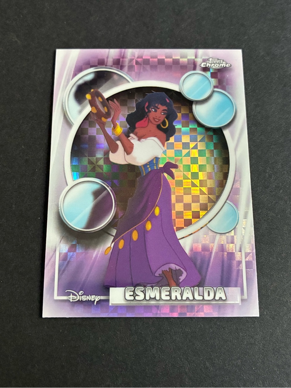 Esmeralda X-Fractor 2026 Topps Chrome Disney #31 Hunchback of Notre Dame Card